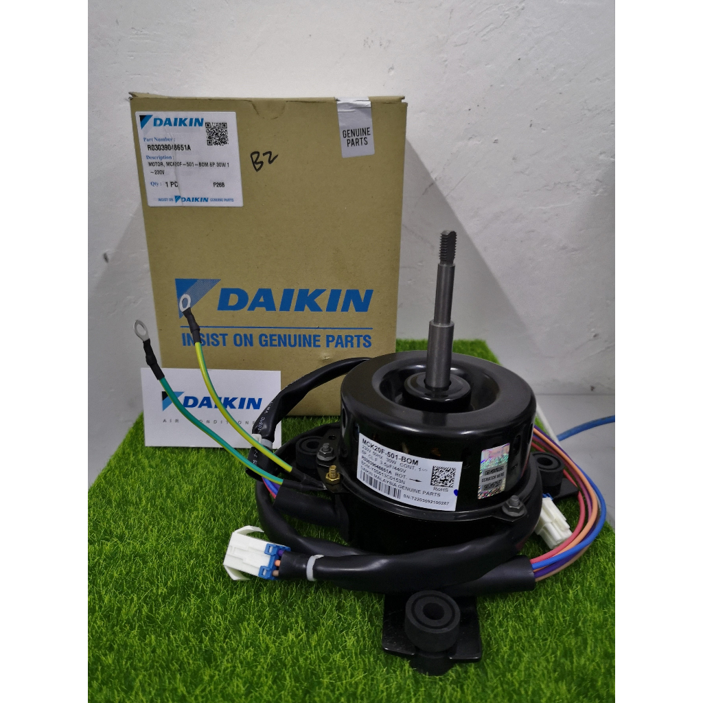 DAIKIN Air Cond Indoor Fan Motor FCN20F/MCK20F501BOM 6P 30W 1230V