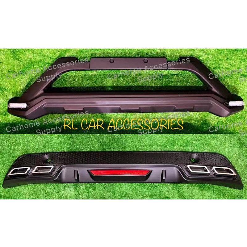 Perodua ARUZ K5 bodykit body kit front rear bumper guard skirt kit