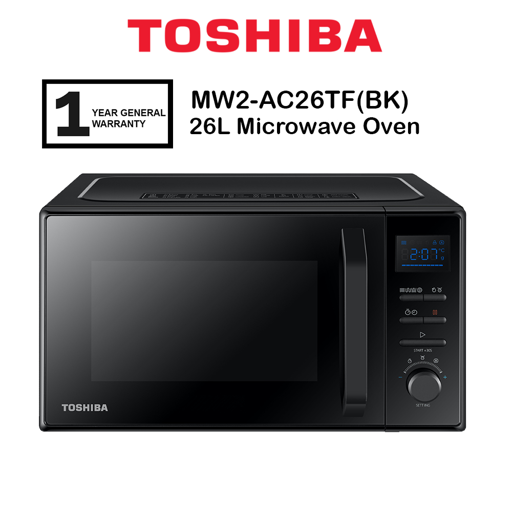 TOSHIBA MW2AC26TF(BK) 26L MICROWAVE OVEN WITH CONVECTION GRILL
