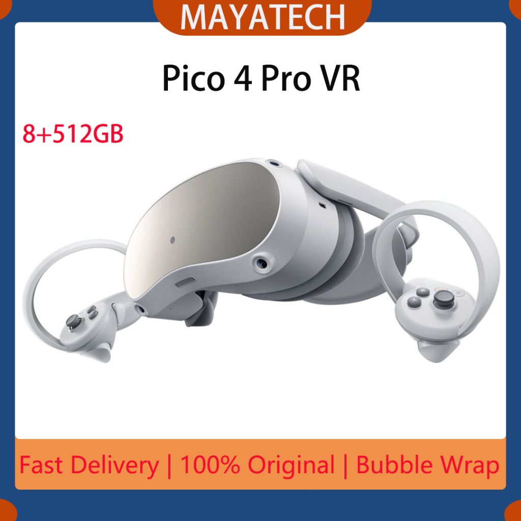 Pico 4 Pro [512GB] Integrated VR Earphones 4K+4K Contrast+Virtual ...
