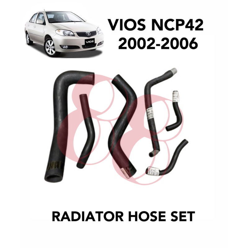 OEM RADIATOR HOSE SET TOYOTA VIOS NCP42 2002-2006 | Shopee Malaysia