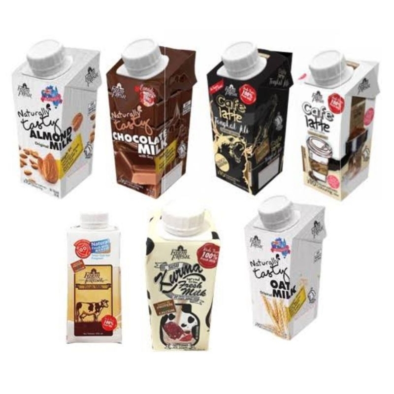 Farm Fresh UHT Drink (200ml) Fresh Milk / Chocolate Milk / Cafe Latte