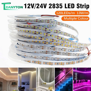 LED Neon Strip Light 24V DC SMD2835 5m IP67 Waterproof Flexible Silicone  Natural White