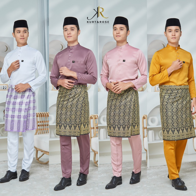 Baju Melayu Dewasa/ Baju Melayu Slim Fit | Shopee Malaysia