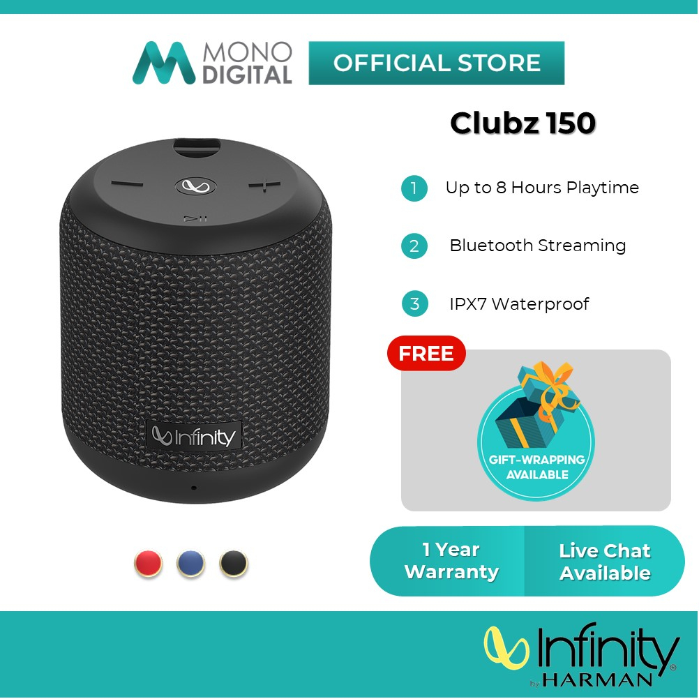 Infinity by Harman Clubz 150 / Clubz 250 Portable Wireless Bluetooth
