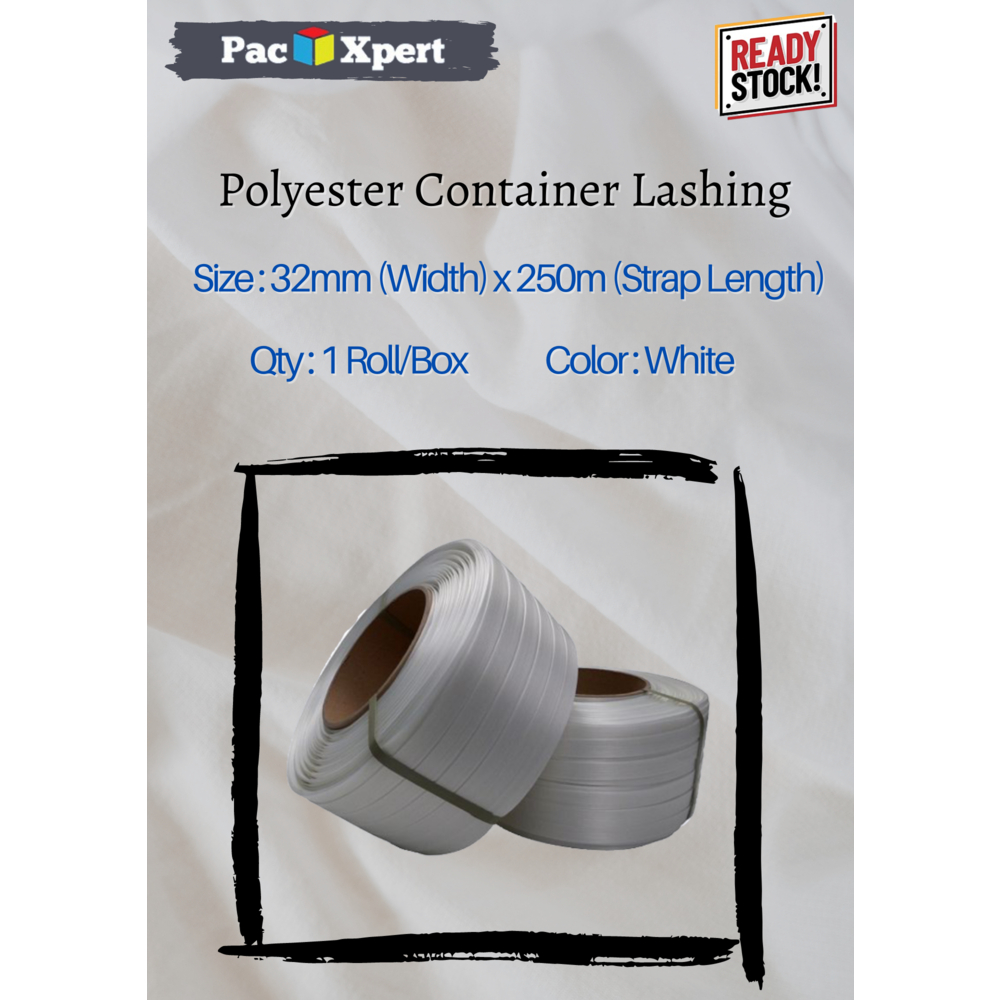1 Roll Container Lashing White Container Strap Container Door Strap