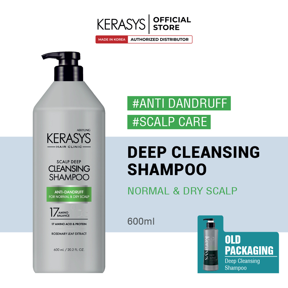 Kerasys Scalp Care Deep Cleansing Shampoo 600mL Shopee Malaysia