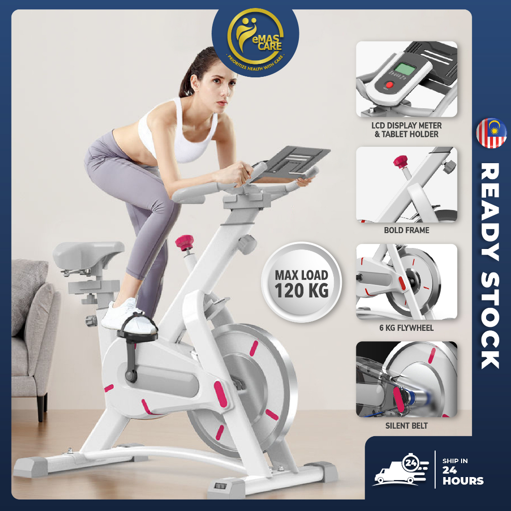 exercise bike with smart tv