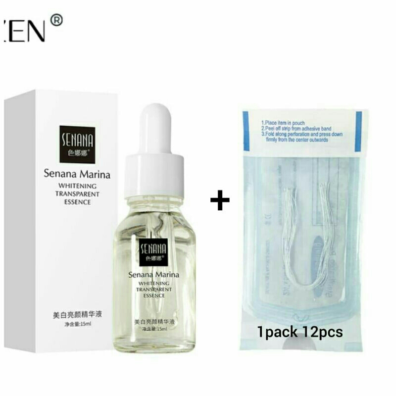 Protein Thread Face Lifting Set + 15ml Serum Bajet Silk protein thread ...