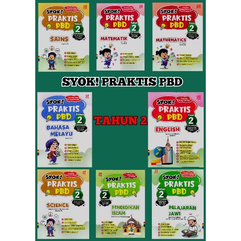 BUKU LATIHAN - SYOK! PRAKTIS PBD TAHUN 2 KSSR SEMAKAN 2023- PELANGI ...