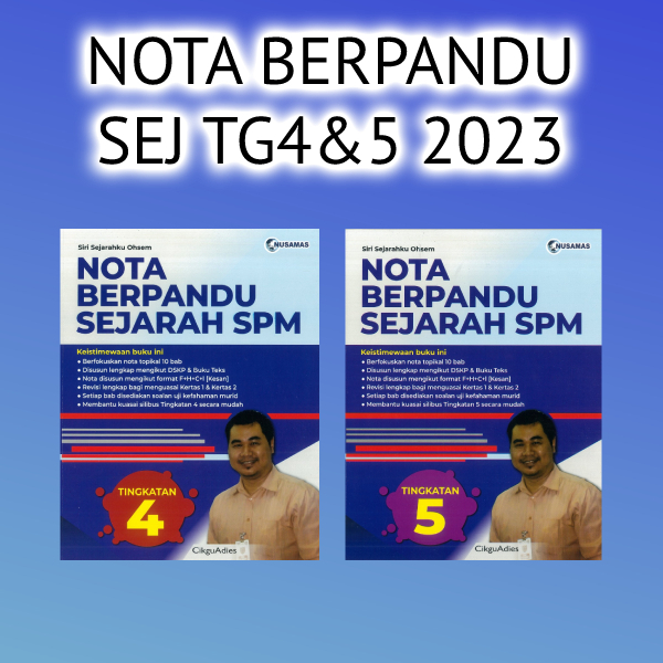 BUKU KERJA / LATIHAN 2023 NOTA BERPANDU SEJARAH SPM TING 4&5 | Shopee ...