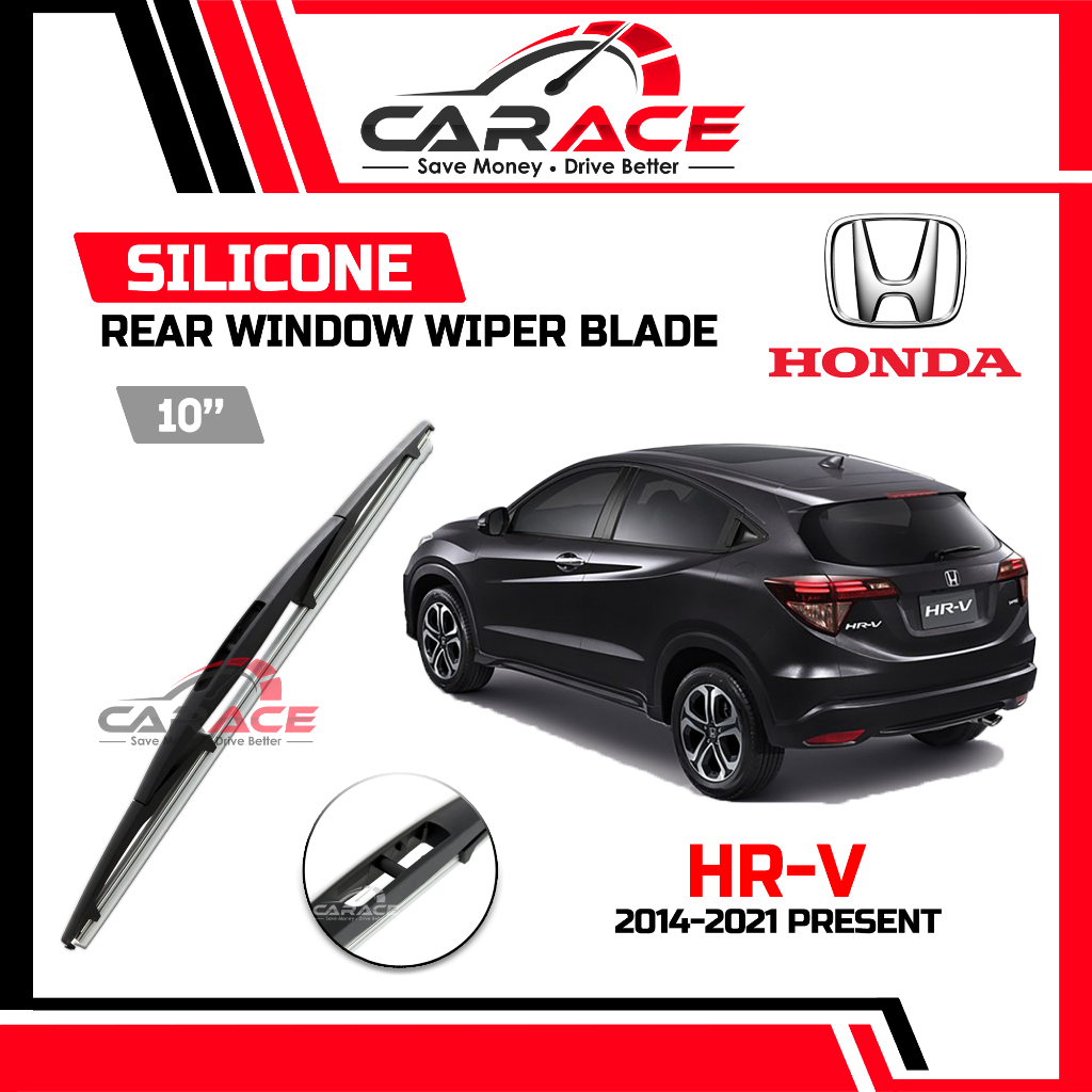 HONDA HRV 10" Rear Window SILICONE Wiper Blades Wiper Belakang