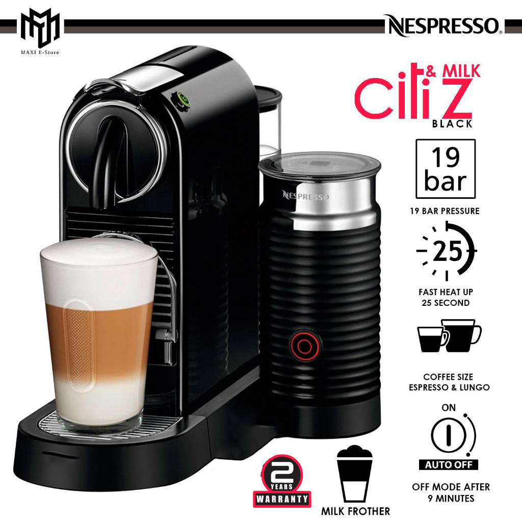 Nespresso with milk frother deals built in