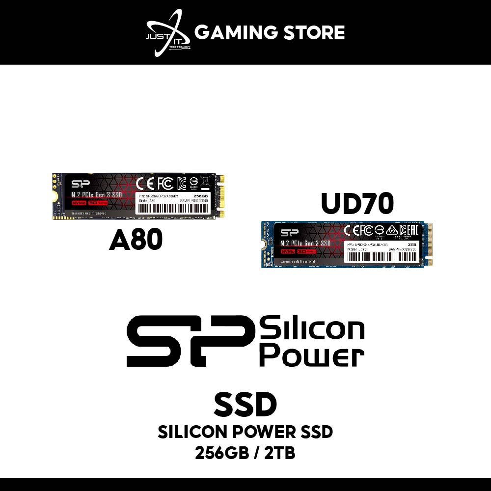 SILICON POWER 256GB ( A80 ) / 2TB ( UD70 ) NVME M.2 SSD | Shopee Malaysia