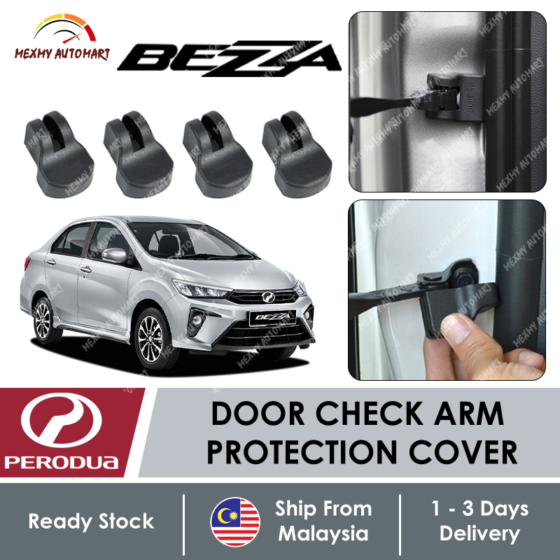 Perodua Bezza 2022 Door Check Arm Protection Decoration Cover Accessories Bodykit Gear Up Aksesori Kereta 2023 2021 Car