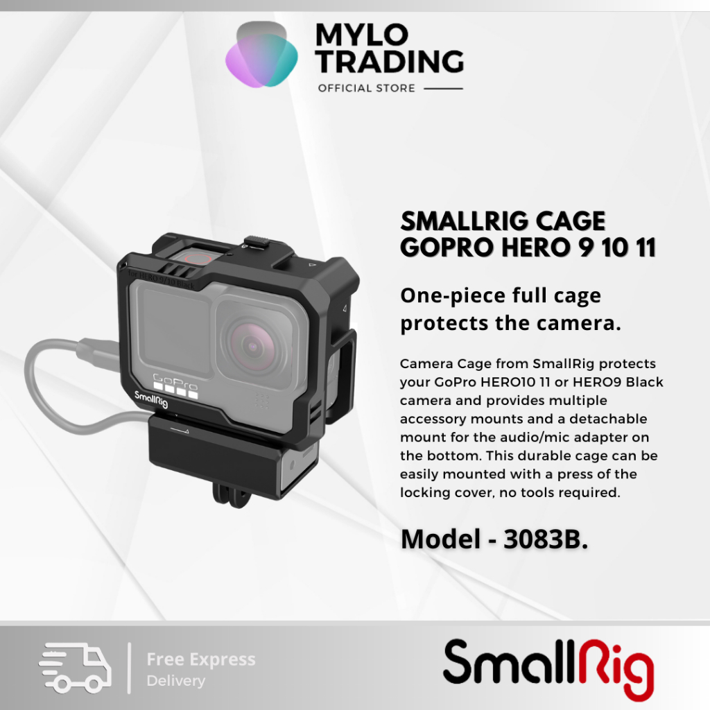 Smallrig Cage for GoPro Hero 9/10 (3083B)