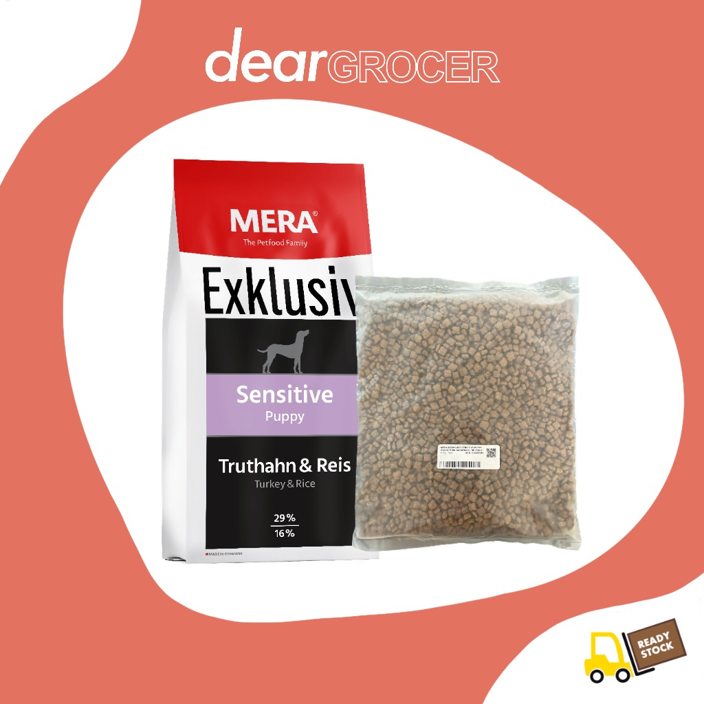 (Repack 900g) Mera Exklusiv Sensitive Puppy / Junior Dry Dog Food ...