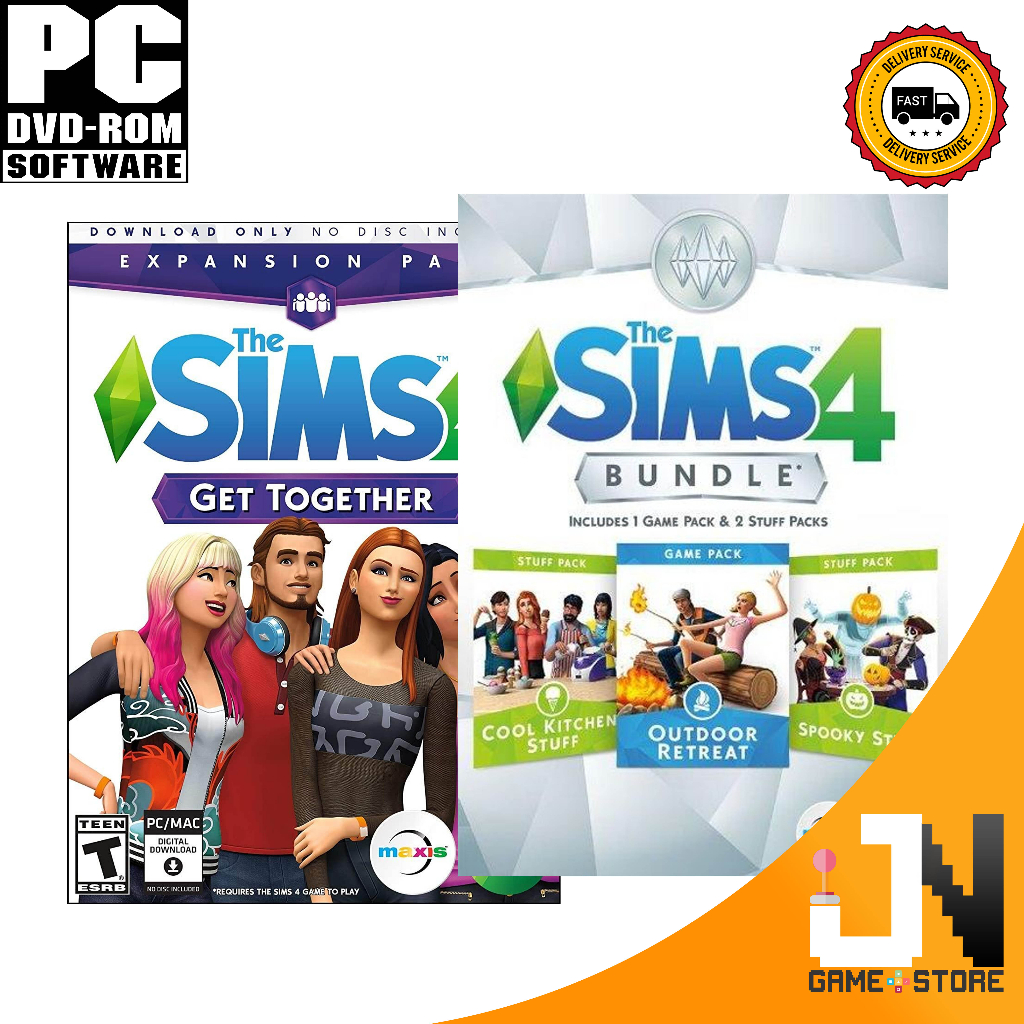 PC The Sims 4 Bundle Pack 2/Get Together (DLC)(Digital Code)(EU ...