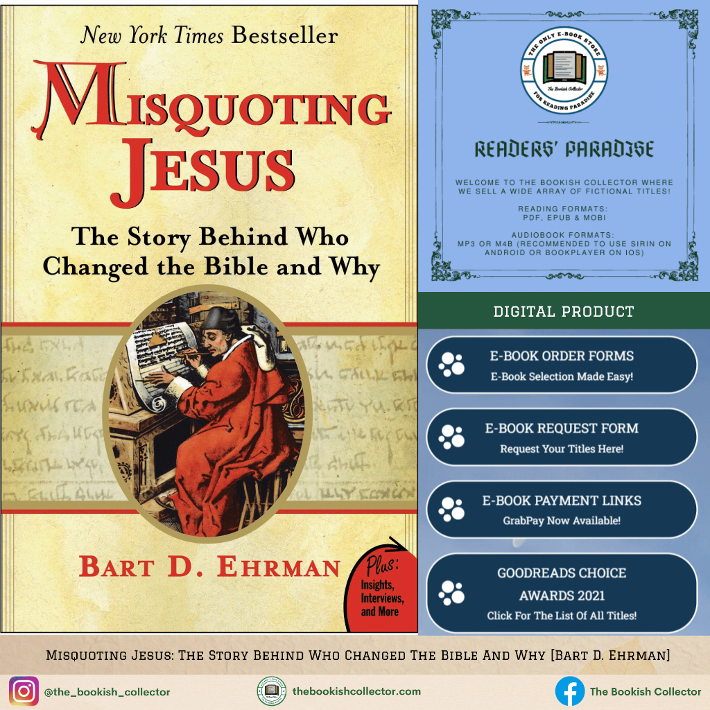 Misquoting Jesus: The Story Behind Who Changed The Bible And Why [Bart ...