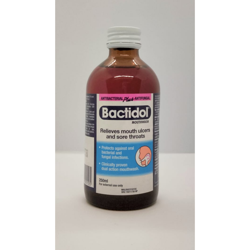 BACTIDOL MOUTHWASH 250ML Shopee Malaysia