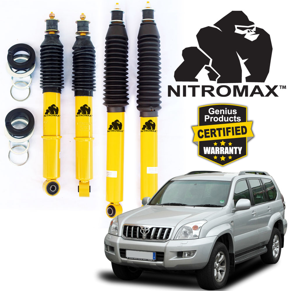 Toyota Prado GRJ120/FJ Cruiser Nitromax 4x4 Shock Absorber Rear ...