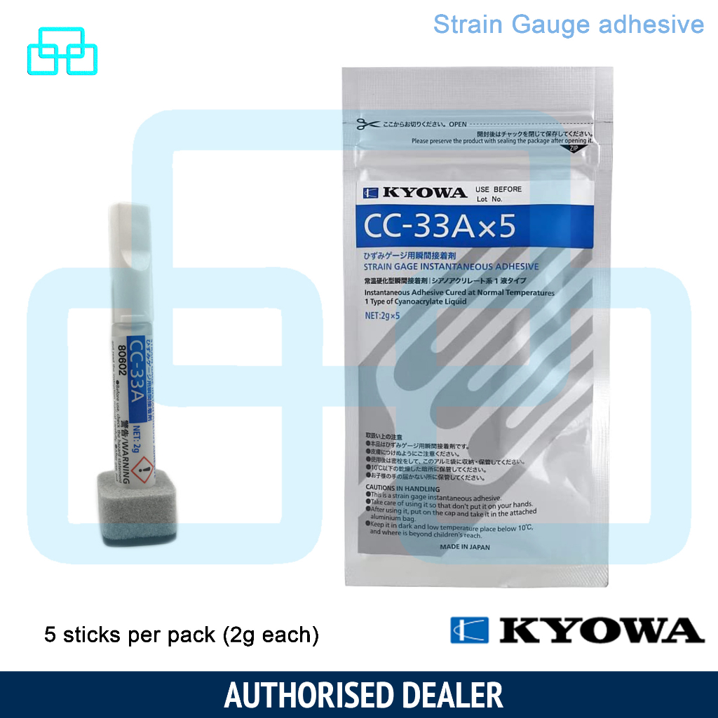 Kyowa CC33AX5 Adhesive Strain Gage/Gauge Shopee Malaysia