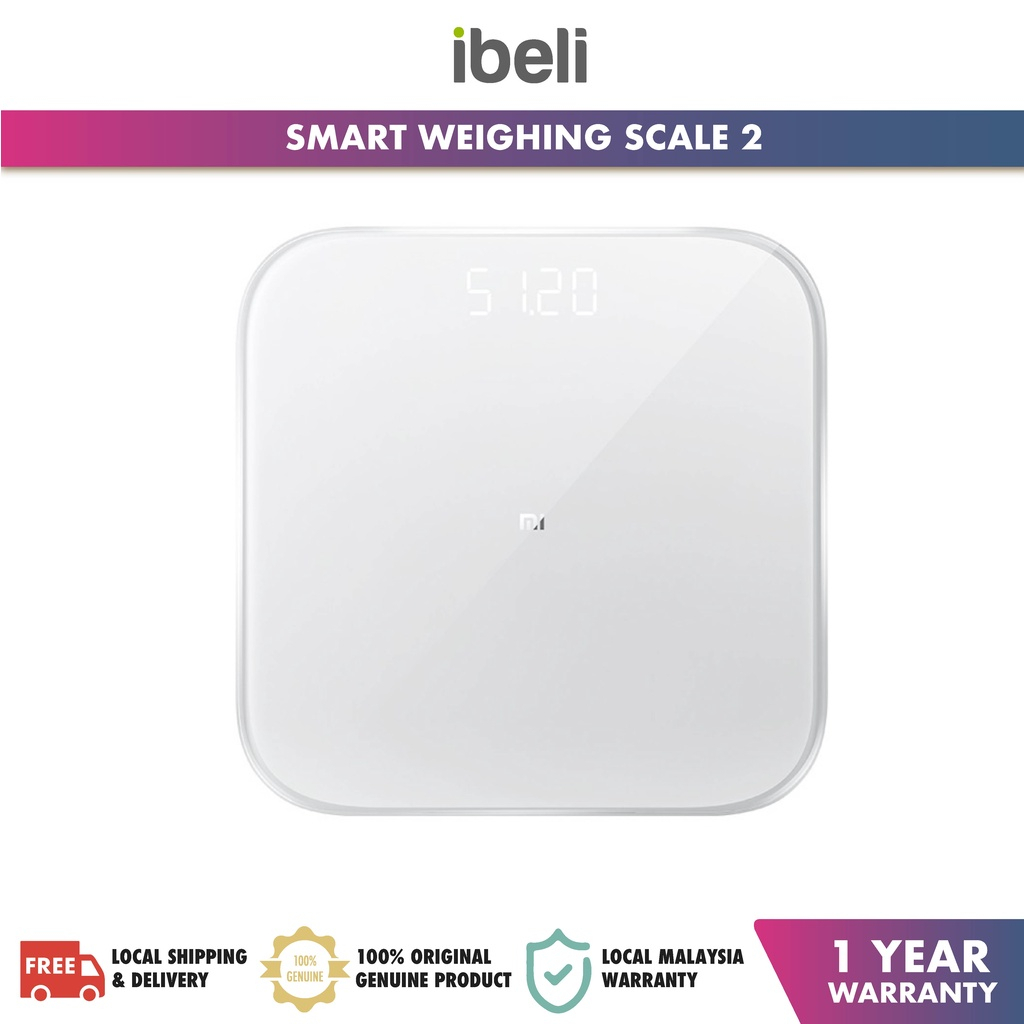 Xiaomi Mi Smart Weighing Scale 2 Bluetooth 5.0 Weigh range 100g - 150kg ...