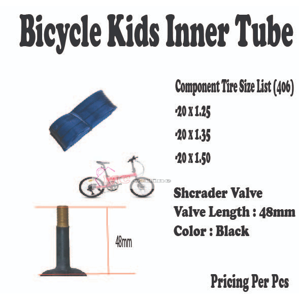 Bicycle Racing Inner Tube 20x125/135/150 (1pcs) | Shopee Malaysia