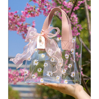 Women's Shoulder Bag Transparent Tote Bag 