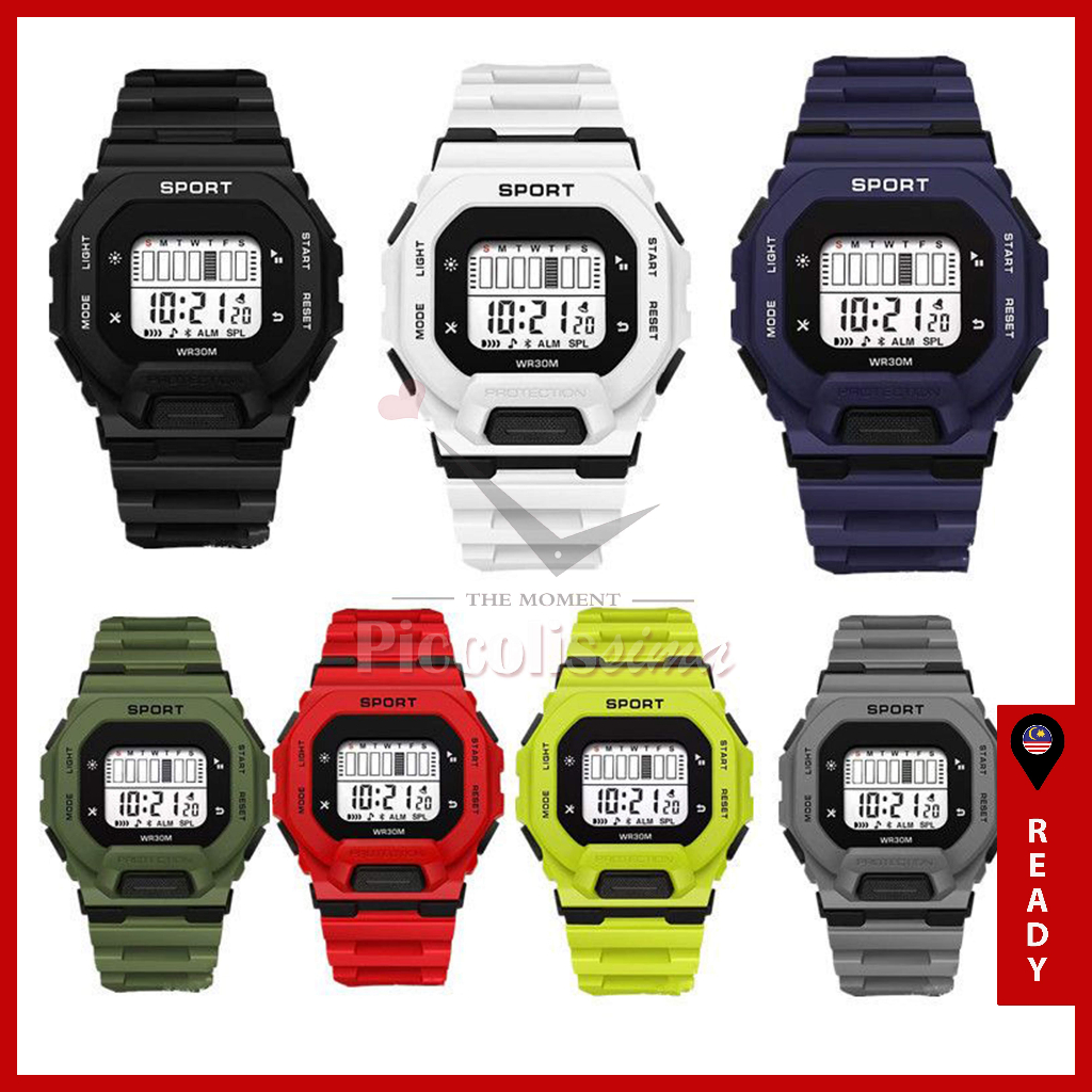 Digital Sports Electronic Kids Watch Jam Tangan Budak Lelaki Perempuan ...