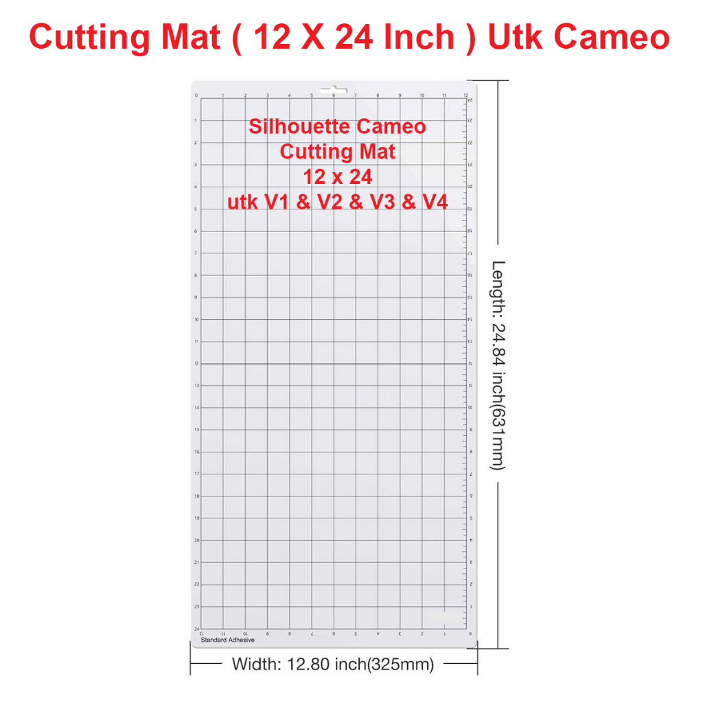 Cutting Mat for Silhouette cameo plotter (12 * 24 ) A3 Utk V1 & V2 & V3 ...