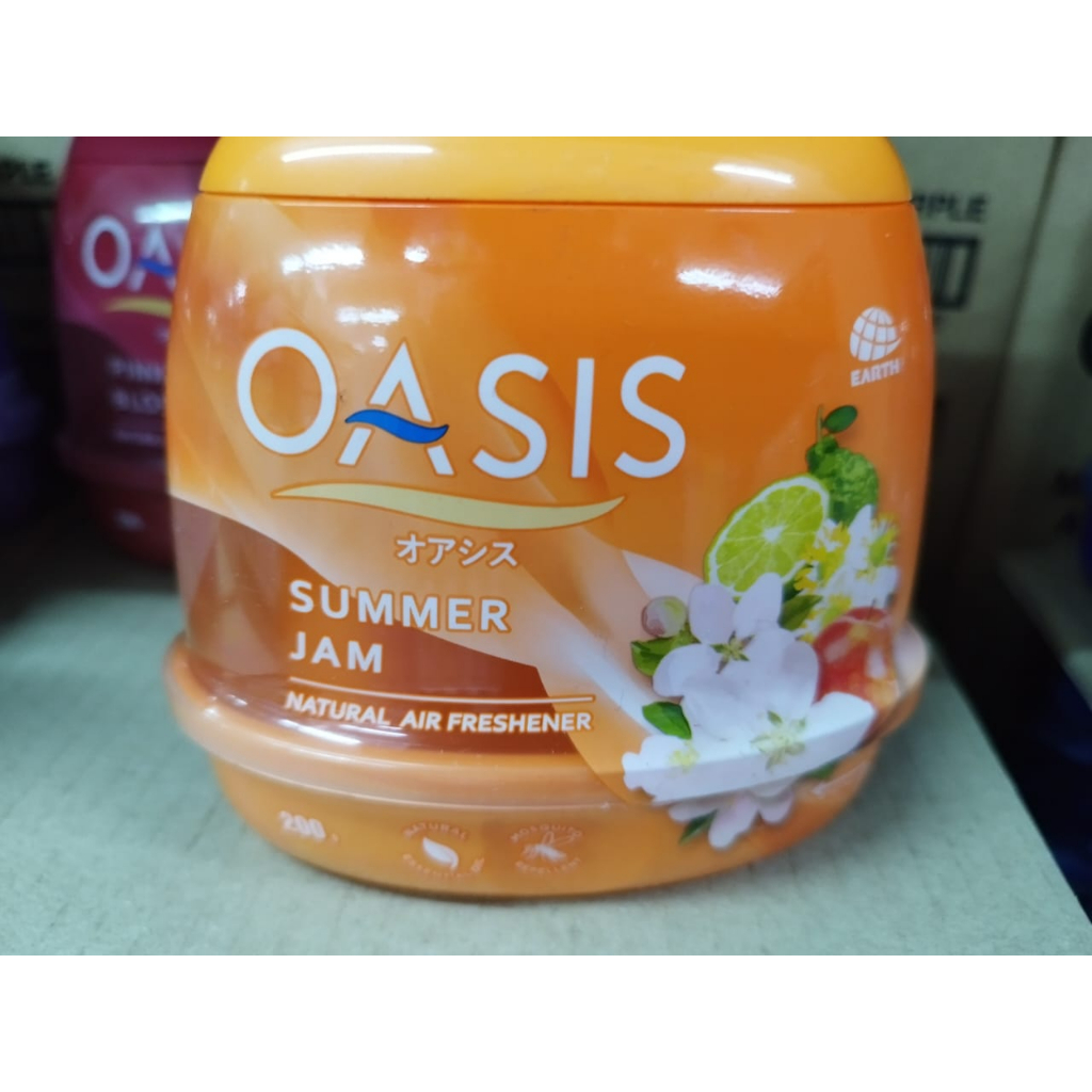 OASIS NATURAL AIR FRESHENER GEL 200G [MOSQUITO REPEL/HALAU NYAMUK