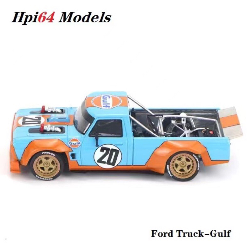 HPI64 MODELS 1/64 FORD PERFORMANCE HOONIGAN TRUCK MONSTER (Gulf Livery) |  Shopee Malaysia