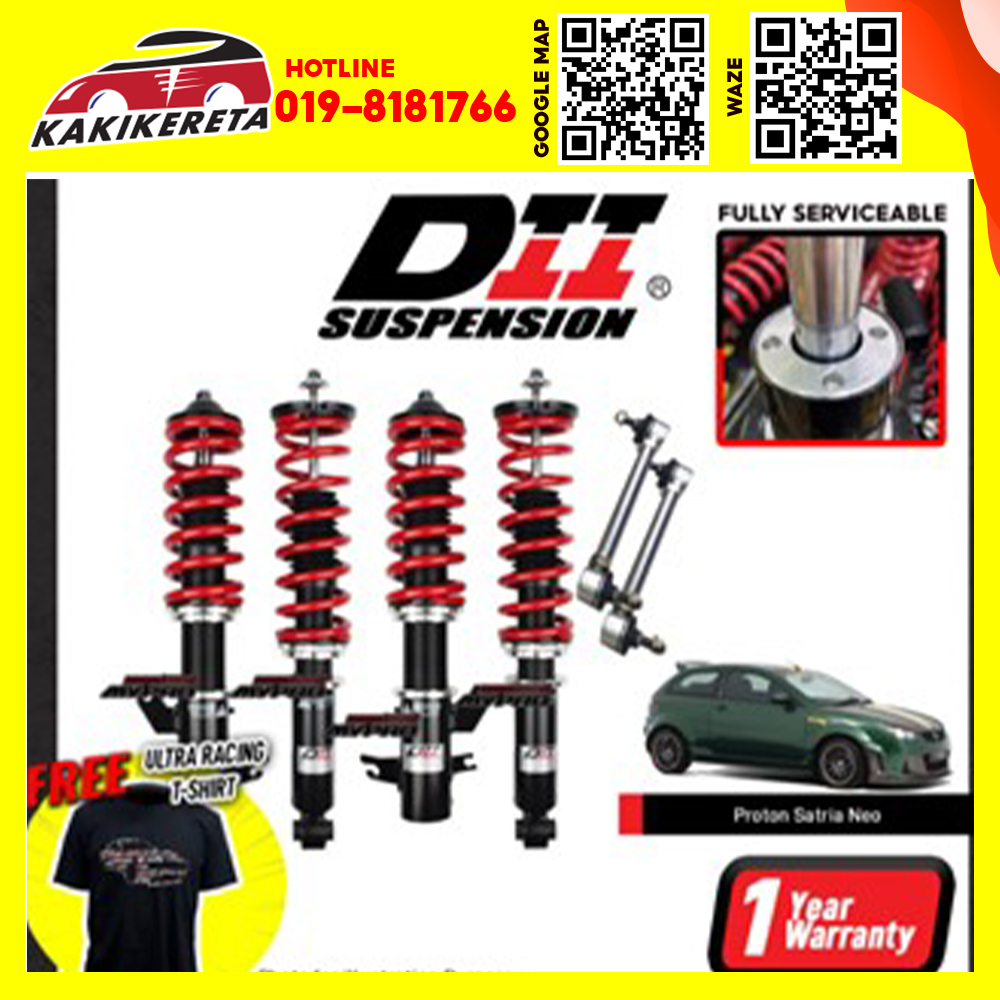 Proton Satria Neo Boleh Service DII Adjustable Suspension Absorber