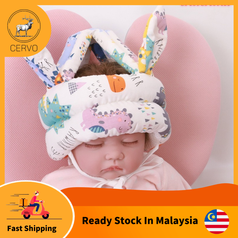 Baby Head Protection Adjustable Soft Safety Baby Helmet Walk Safety ...