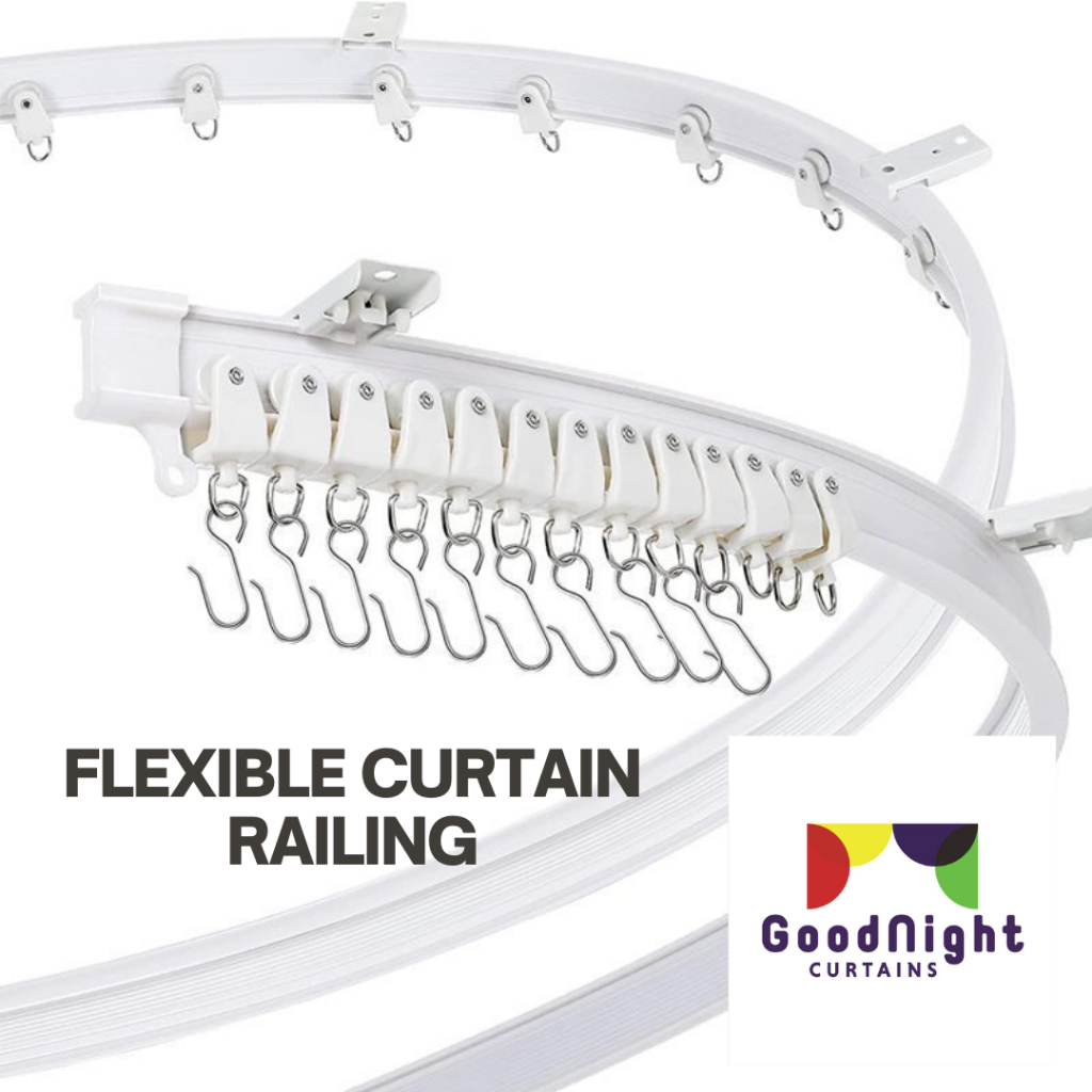 [Tracka] Rel Langsir | Adjustable Flexible Curtain Rail | DIY Curtain ...