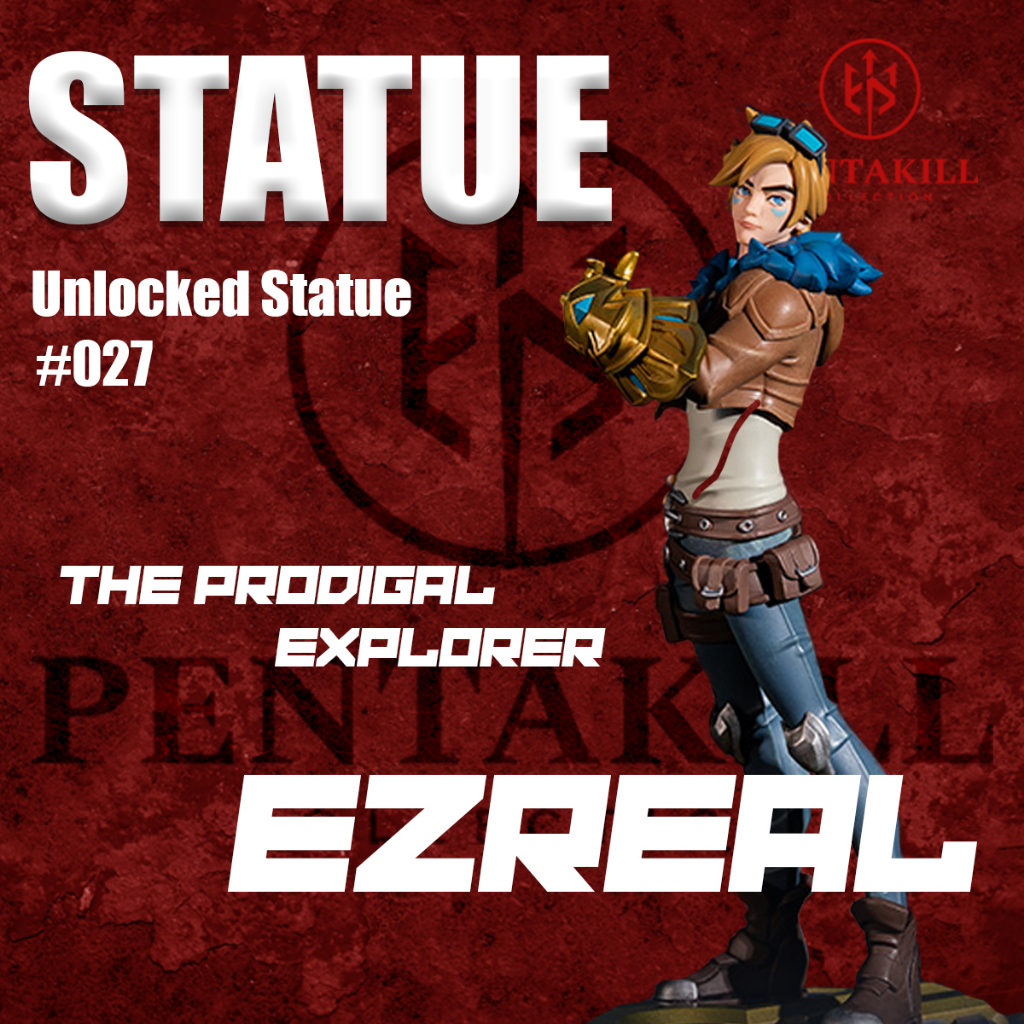 (Ready Stock) Ezreal Statue League Of Legends Wild Rift LoL | Shopee ...