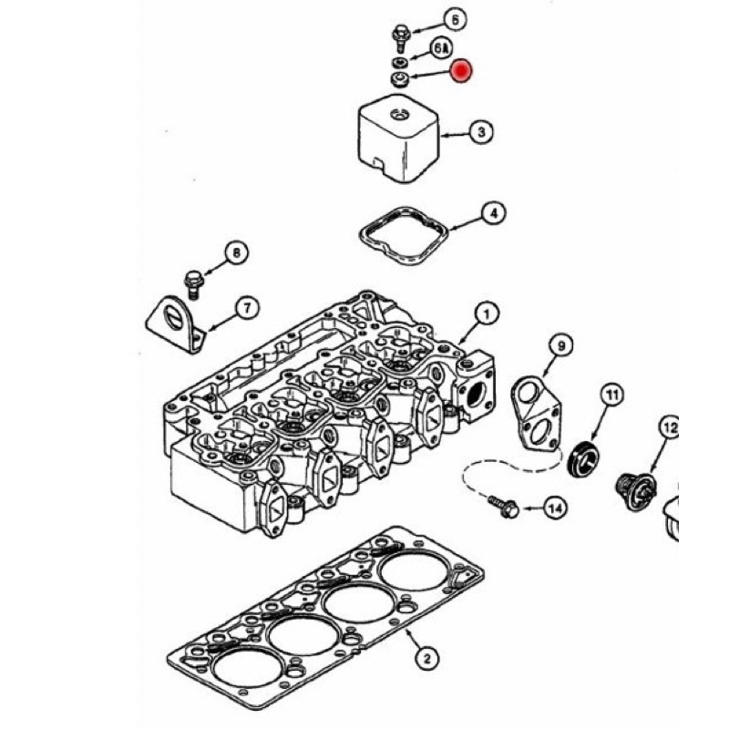 BACKHOE CASE 580L2 VALVE COVER SEAL J935449 Shopee Malaysia