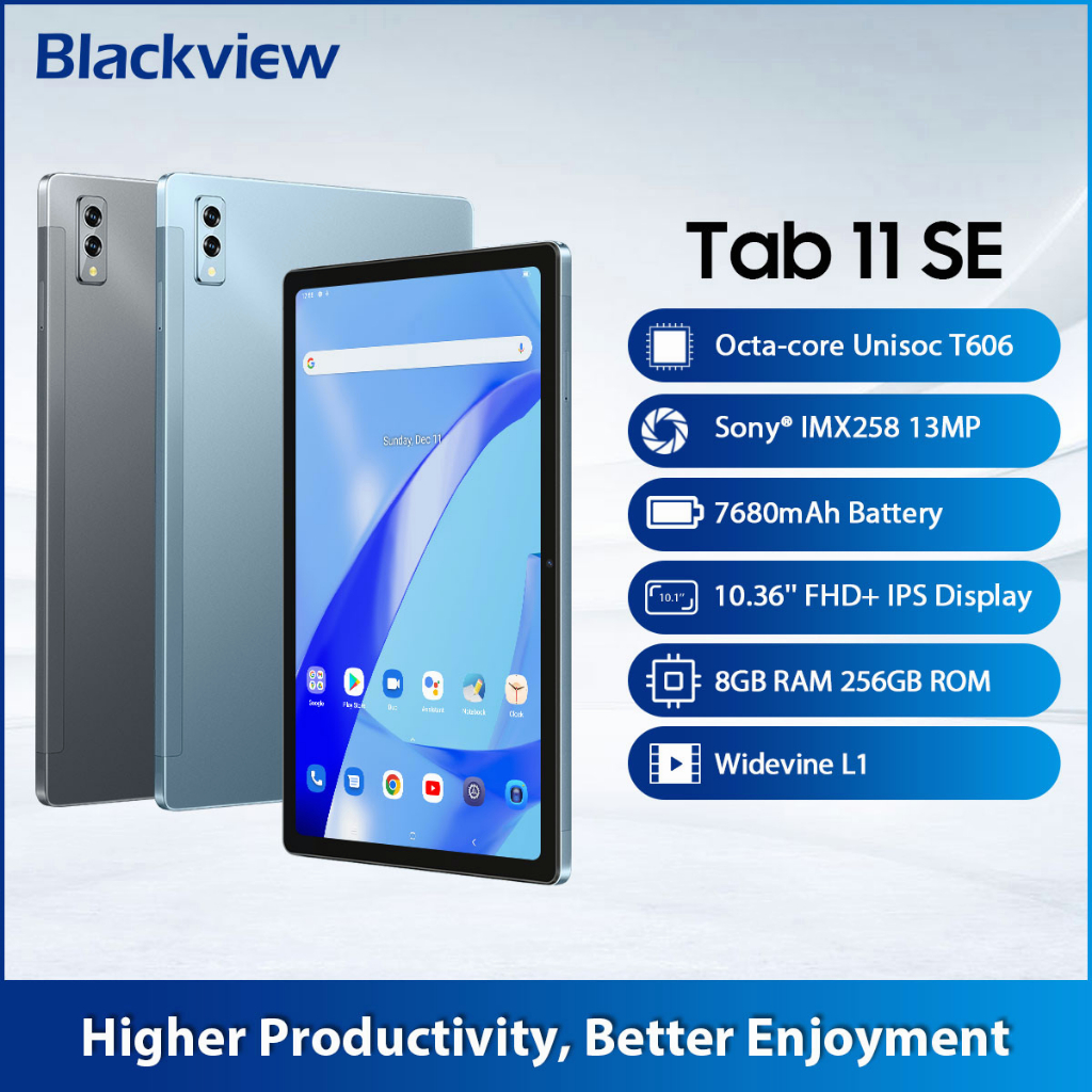 Blackview Tab 11 SE Tablets 7680mAh Big Battery 10.36'' FHD+ Display ...