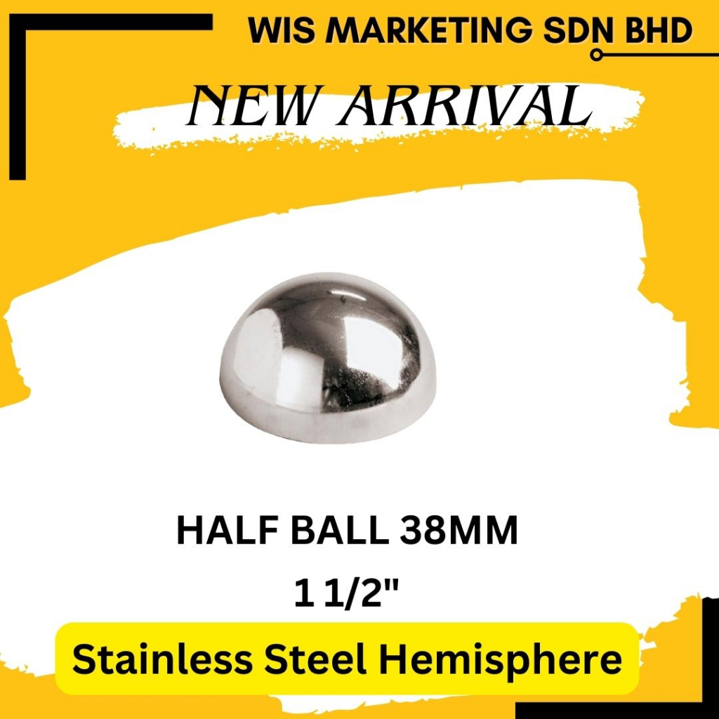 STAINLESS STEEL HALF BALL CAPPING/GATE/HOUSE GATE/END CAP/HALF BALL