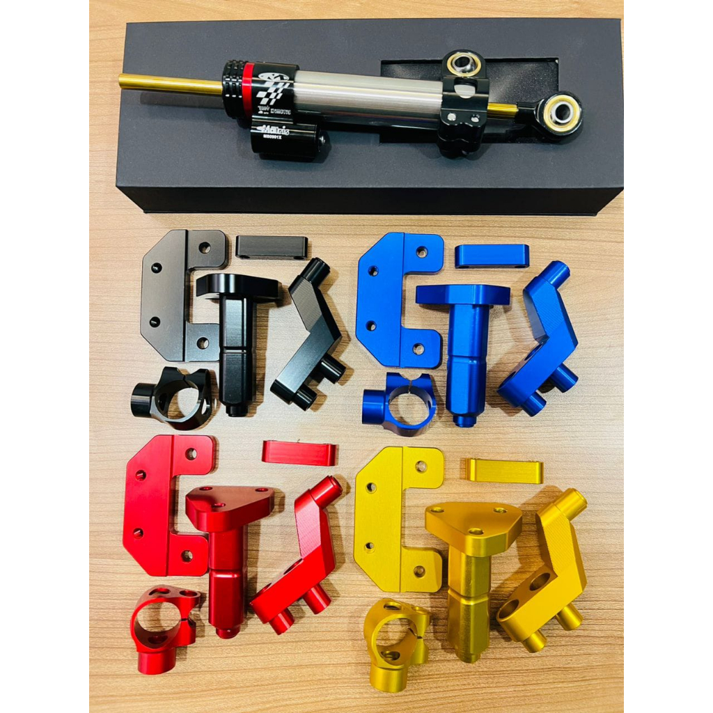 Matris Damper R25 v1 R25v1 Steering Damper Stabilizer Set With Bracket