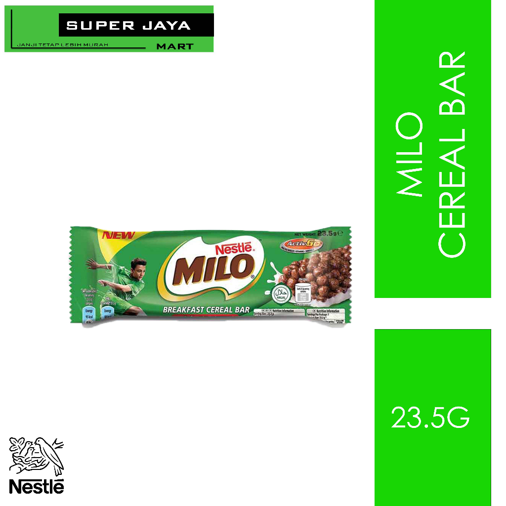 Nestle Milo Cereal Bar 23.5g Shopee Malaysia