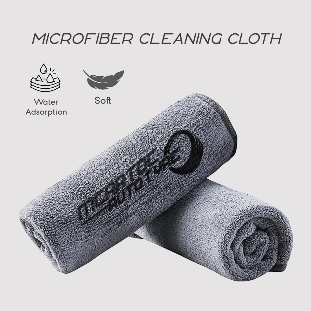 Microfiber Cleaning Cloth, Car Drying Towel, Car Wash Cloth | Shopee ...