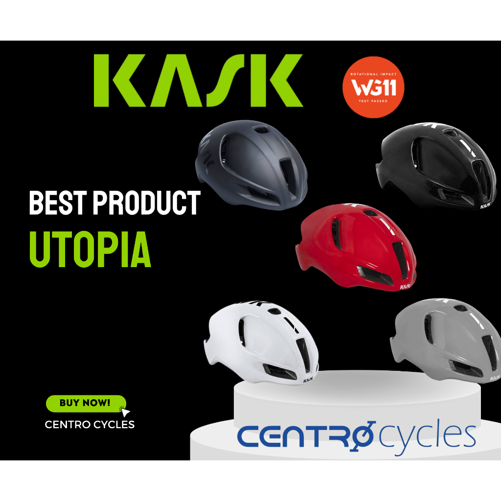 KASK Cycling Helmet (WG11) Utopia (MALAYSIA Sole Distributor