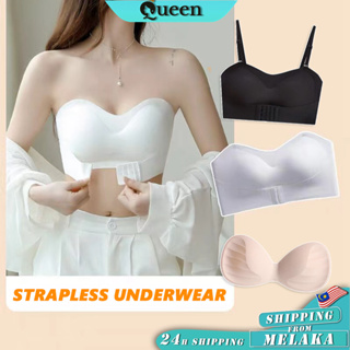 LATEST] Push Up Bra Wireless / Baju Dalam Wanita Bra Seksi / Tube Bra Plus  Size / Invisible Bra Strapless Non-Slip
