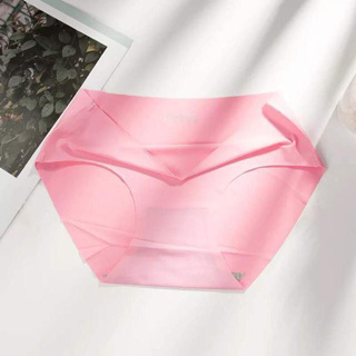 LATEST] Ice Silk Panties Seamless Women Underwear Middle Waist Seluar Dalam  Wanita Women Briefs Underwear Panty