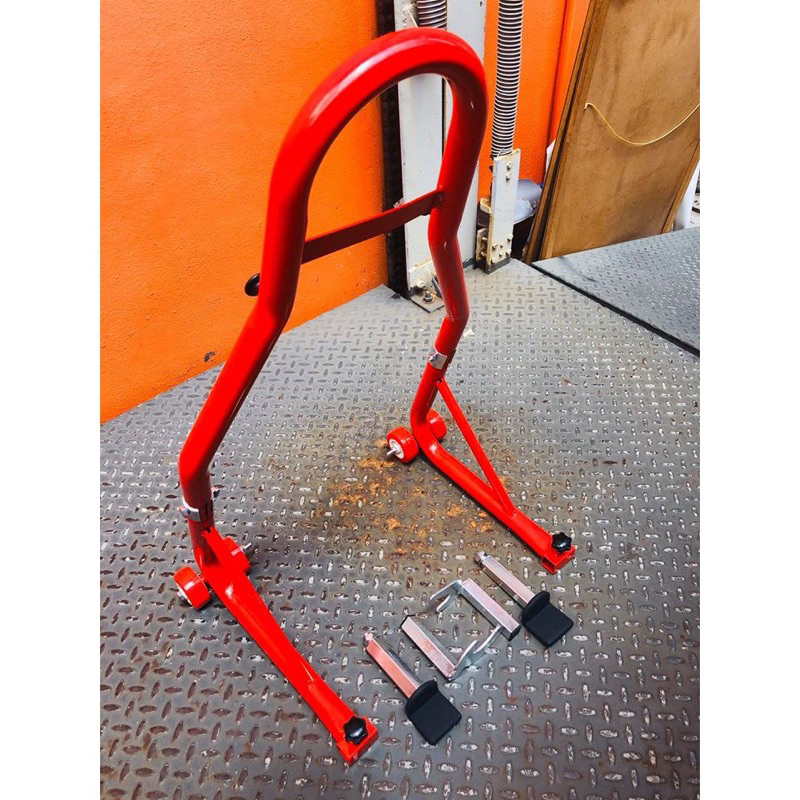 2 IN1 PADDOCK STAND FOLDING UNIVERSAL BOBBIN+ARM L+U HEAVY DUTY STAND