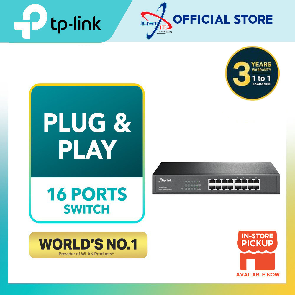 TP-LINK TL-SG1016D (16-Port) / TL-SG1024D (24-Port) 10/100/1000Mbps ...