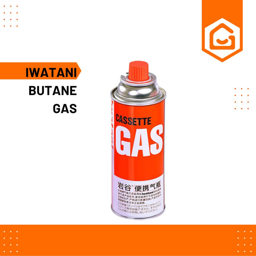 Iwatani BU-6 High Power 8 oz Butane Fuel Can