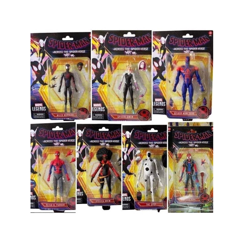 Marvel Legends Spider-Man Across Spider Verse: Miles Peter B Parker ...